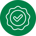 Icône de validation verte