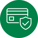 Icône de paiement sécurisé